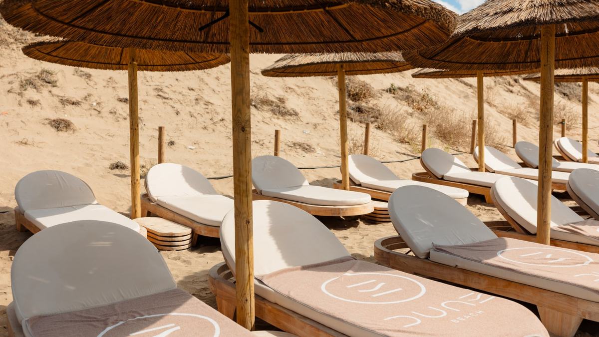Hamacas en la playa